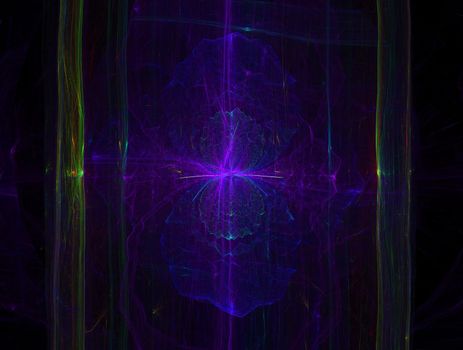 Imaginatory lush fractal texture image abstract background