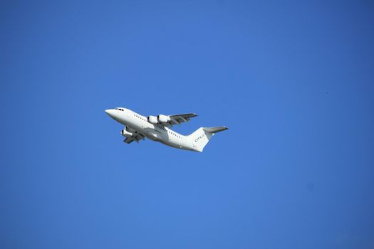 Amsterdam the Netherlands - September 23rd 2017: EI-RJC Cityjet British Aerospace Avro RJ85 takeoff from Kaagbaan runway, Amsterdam Airport Schiphol