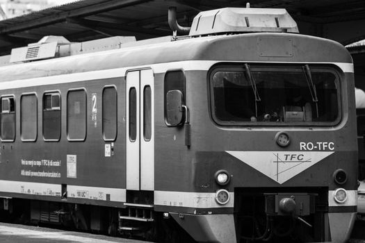 Train at Bucharest North Railway Station (Gara de Nord Bucharest) Romania, 2022