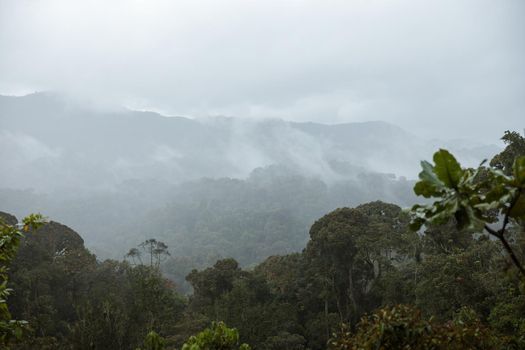 Mountain view of beautiful nature of Africa with mountains on the background