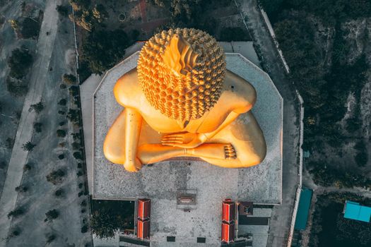 Big Buddha during sunset at Wat Muang in Ang Thong, Thailand, south east asia