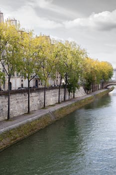 Seine river and Quays of Saint Louis Island