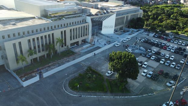 salvador, bahia, brazil - august 5, 2022: building of the Bahia Court of Justice in the city of Salvador.