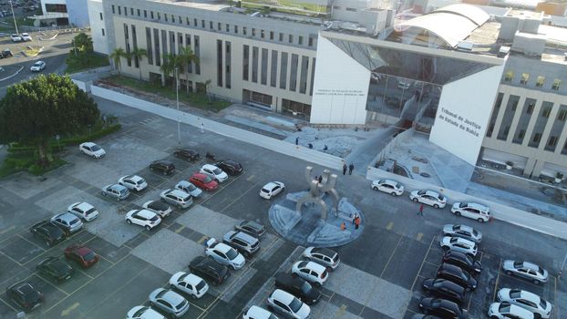 salvador, bahia, brazil - august 5, 2022: building of the Bahia Court of Justice in the city of Salvador.