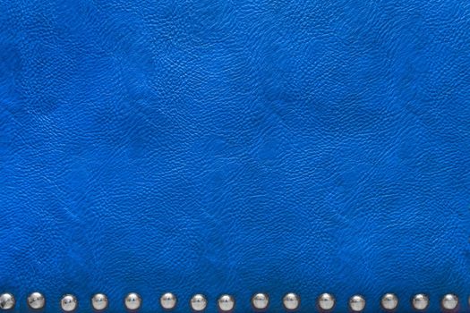 Blue Abstract Pattern Leather Natural Background Material Texture.