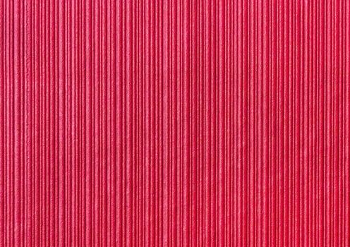 Red abstract striped pattern wallpaper background, paper texture with vertical lines.
