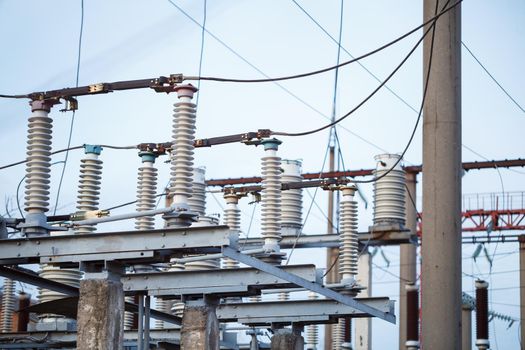 powerful power plant with old parts requiring replacement