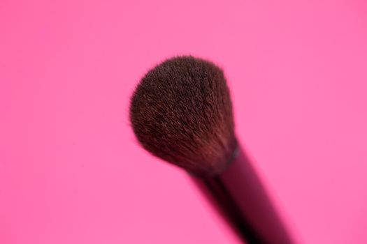 Makeup brush for eyes. Eyeliner. Sponge applicator for blending the pencil.