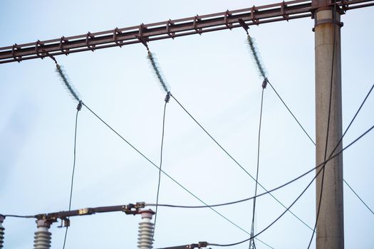 powerful power plant with old parts requiring replacement