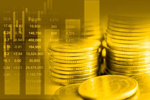 Stock market finance business, economy trend graph digital technology.