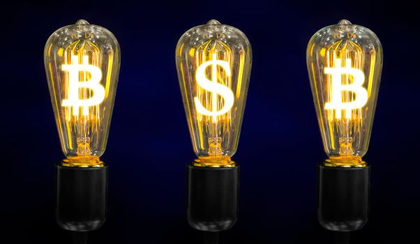 Beautiful retro luxury light lamp