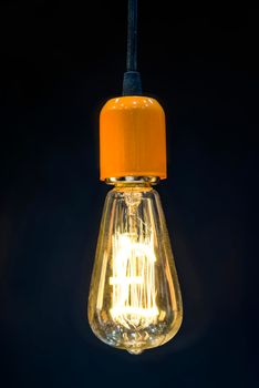 Money making idea. Light bulb with Pound sterling  symbol.