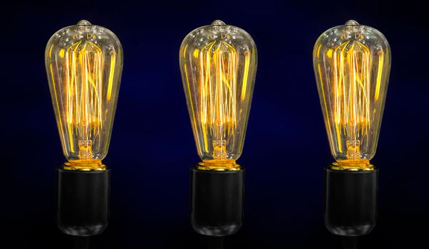 Beautiful retro luxury light lamp