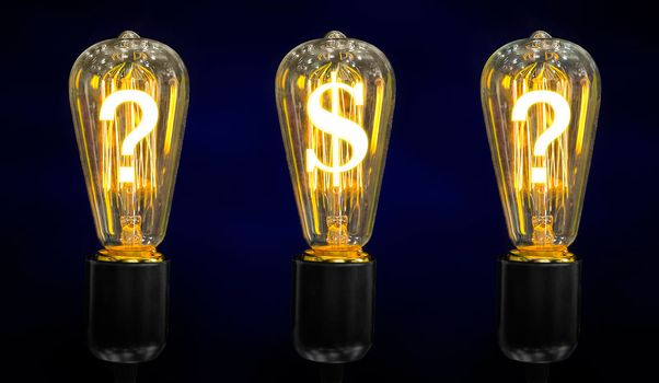 Beautiful retro luxury light lamp