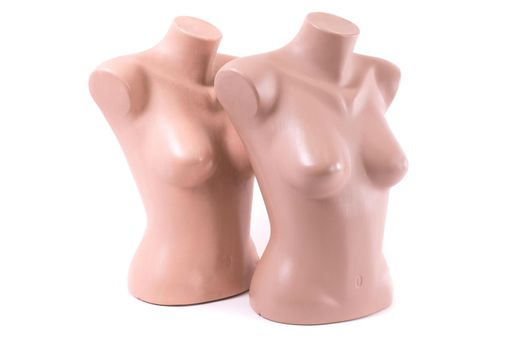Mannequin on isolated background. Close up.