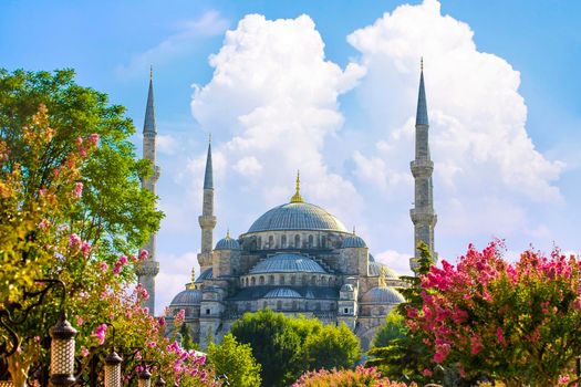 Sultan Ahmed Mosque (Blue Mosque), Istanbul, Turkey.