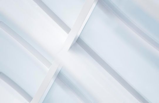 Geometric blue abstract background with triangles and lines.