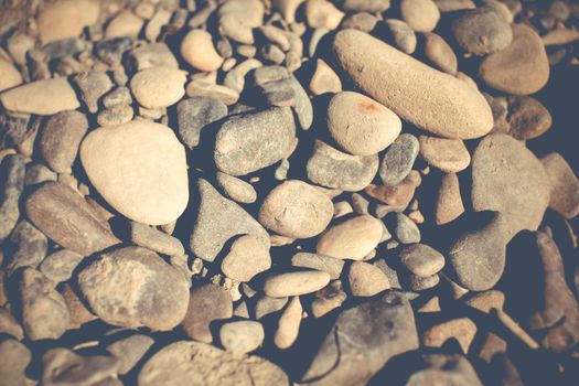 gravel for background at day