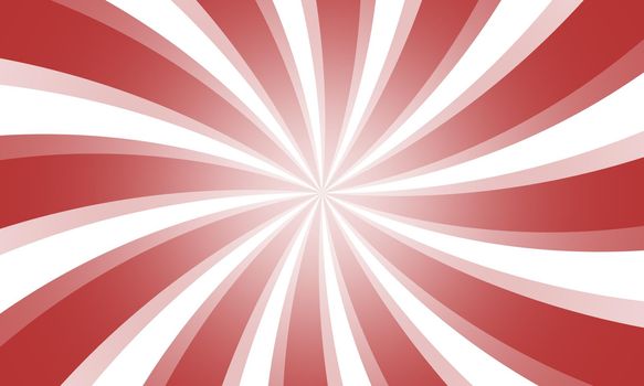 Vintage grunge red radial lines background. Rectangle fight stamp for card. Retro graphic circus  texture.