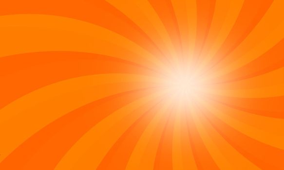 Vintage grunge orange radial lines background. Rectangle fight stamp for card. Retro graphic circus texture.
