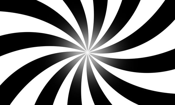 Vintage grunge black and white radial lines background. Rectangle fight stamp for card. Retro graphic circus texture.