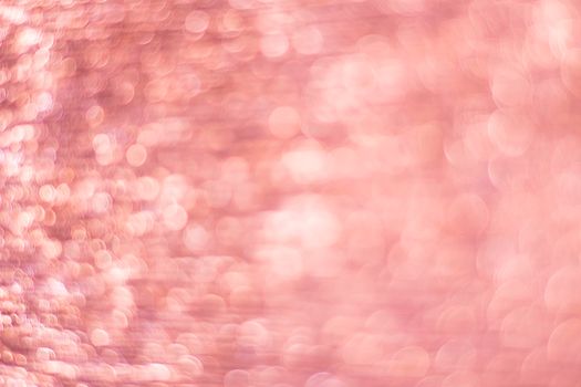 Pink bokeh. Abstract background. Defocused lights.