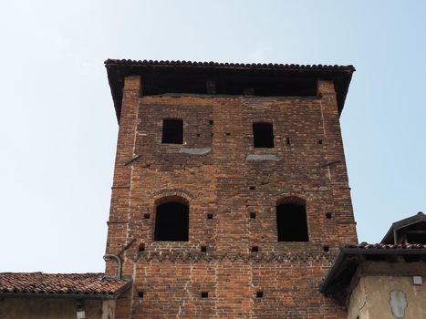 Ricetto fortified medieval village in Candelo, Italy