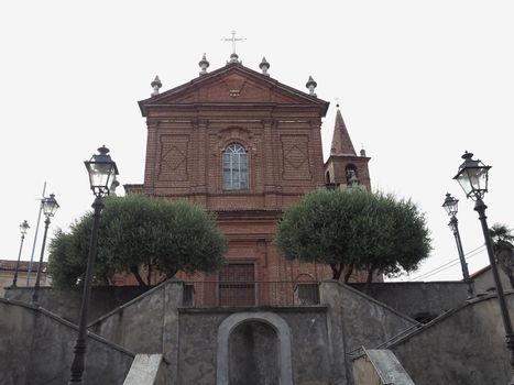 Parish church of San Nicola vescovo translation Saint Nicholas bishop in Alice Castello, Italy