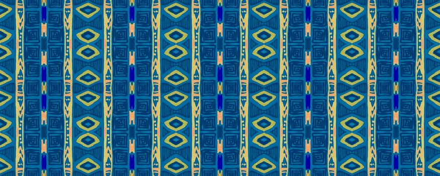 Grunge tribal ribbon. Art navajo design for textile. Peruvian american illustration. Vintage tribal ribbon. Seamless ethnic pattern. Traditional aztec background. Abstract indian texture.