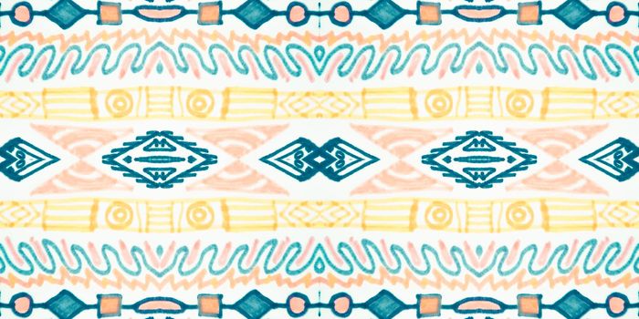Seamless peruvian background. Vintage american african texture. Grunge peruvian pattern. Geometric tribal print. Mexico textile design. Hand drawn peruvian background design.