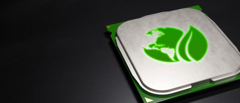 Green World Earth Technology 3D Render