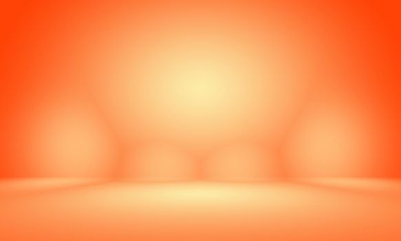 Abstract Smooth Orange background layout design,studio,room, web template ,Business report with smooth circle gradient color.