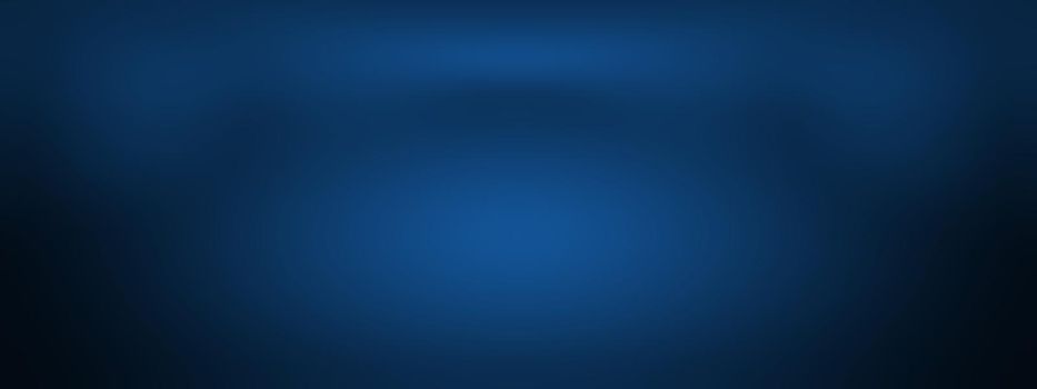 Abstract Smooth Dark blue with Black vignette Studio well use as background,business report,digital,website template,backdrop