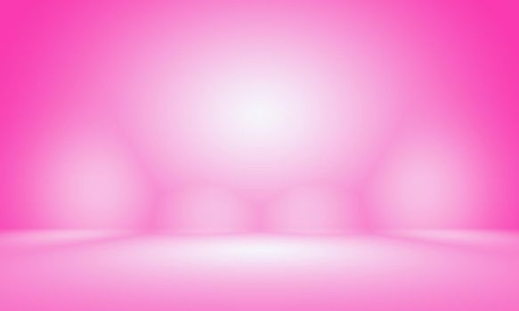 Abstract empty smooth light pink studio room background, Use as montage for product display,banner,template