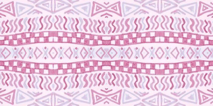 Geometric ethnic print. Hand drawn maya texture. Abstract native illustration. Art aztec indian ornament. Seamless ethnic pattern. Peru textile design. Grunge american background.