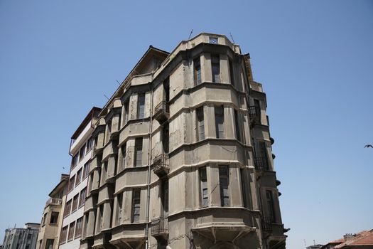 Abandoned building in Ankara City in Turkiye