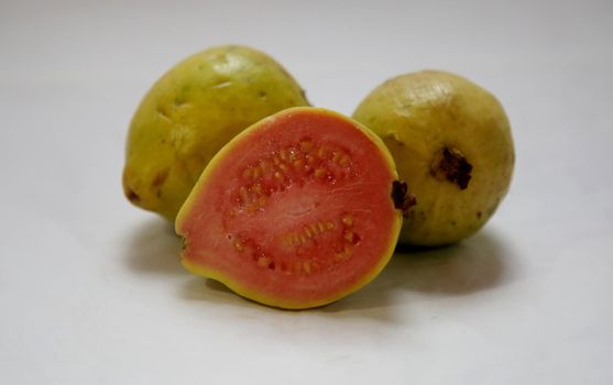 salvador, bahia / brazil - may 28, 2020: guava fruit.