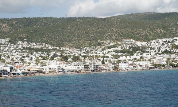 Bodrum Town in Aegean Coast of Turkey