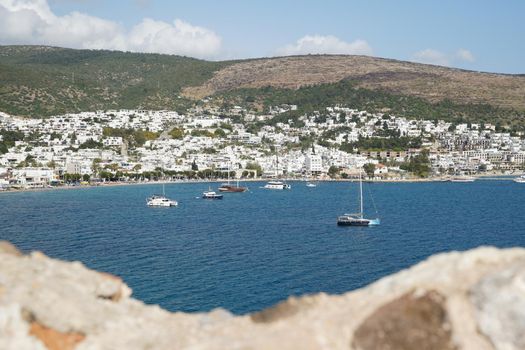 Bodrum Town in Aegean Coast of Turkey