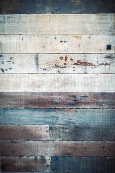 Old wooden painted background in turquoise color interior material decoration