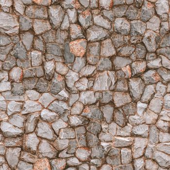 seamless pattern Nature River stone rock wall .retaining wall .stone feature wall protect earth ground from damage of nature.
