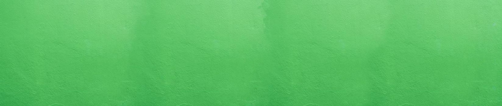 Panoramic Wide angle Vintage textured stucco wall background. green stucco wall. Background of a green stucco coated and painted exterior, rough cast of cement and. Abstract  wall grunge stone.