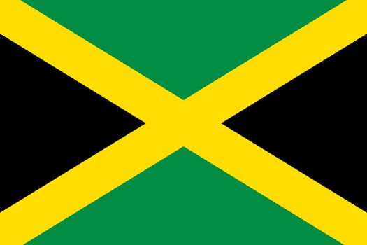 A background illustration Jamaica flag cross large file