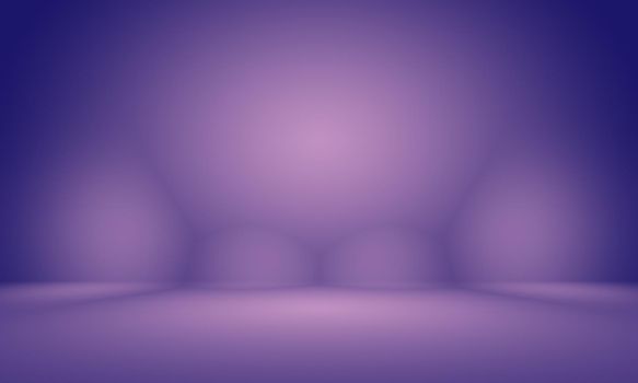 Studio Background Concept - abstract empty light gradient purple studio room background for product