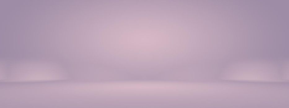 Studio Background Concept - abstract empty light gradient purple studio room background for product