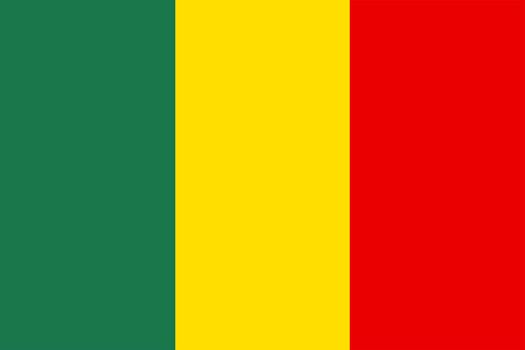 A flag of Mali background illustration large file