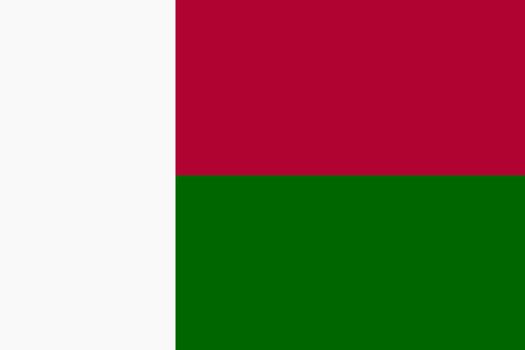 A Madagascar flag background illustration red green white