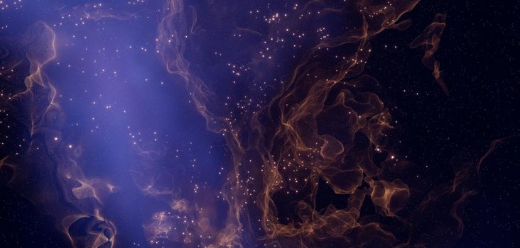 Fantasy Nebula Banner Background Wallpaper ,,