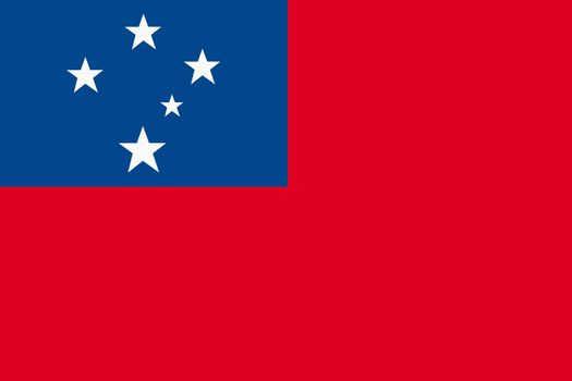 A Flag of Western Samoa background illustration large file