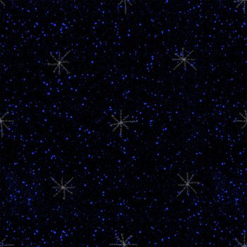 Hand Drawn Snowflakes Christmas Seamless Pattern. Subtle Flying Snow Flakes on chalk snowflakes Background. Actual chalk handdrawn snow overlay. Quaint holiday season decoration.